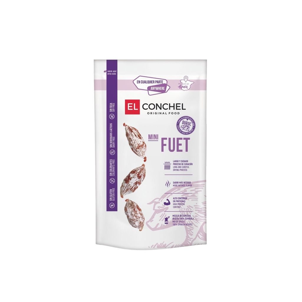 Xúc Xích Khô Mini Fuet El Conchel 55g  Tây Ban Nha
