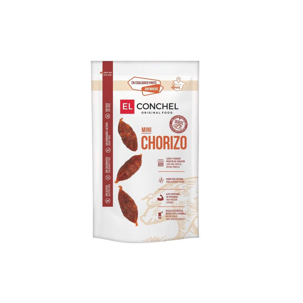 Xúc Xích Khô Mini Chorizo El Conchel 55g Tây Ban Nha