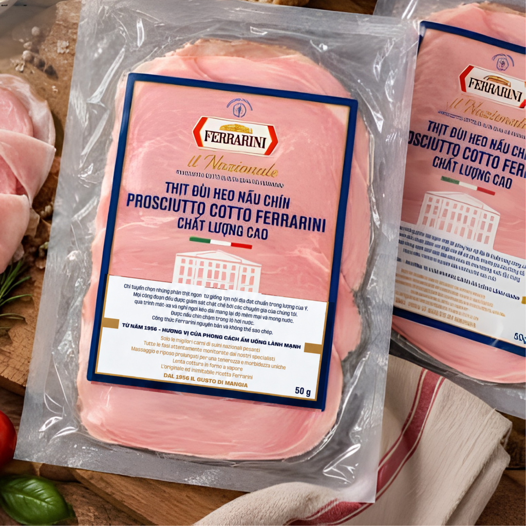 Đùi heo nấu chín IL Nazionale Ferrarini 50g