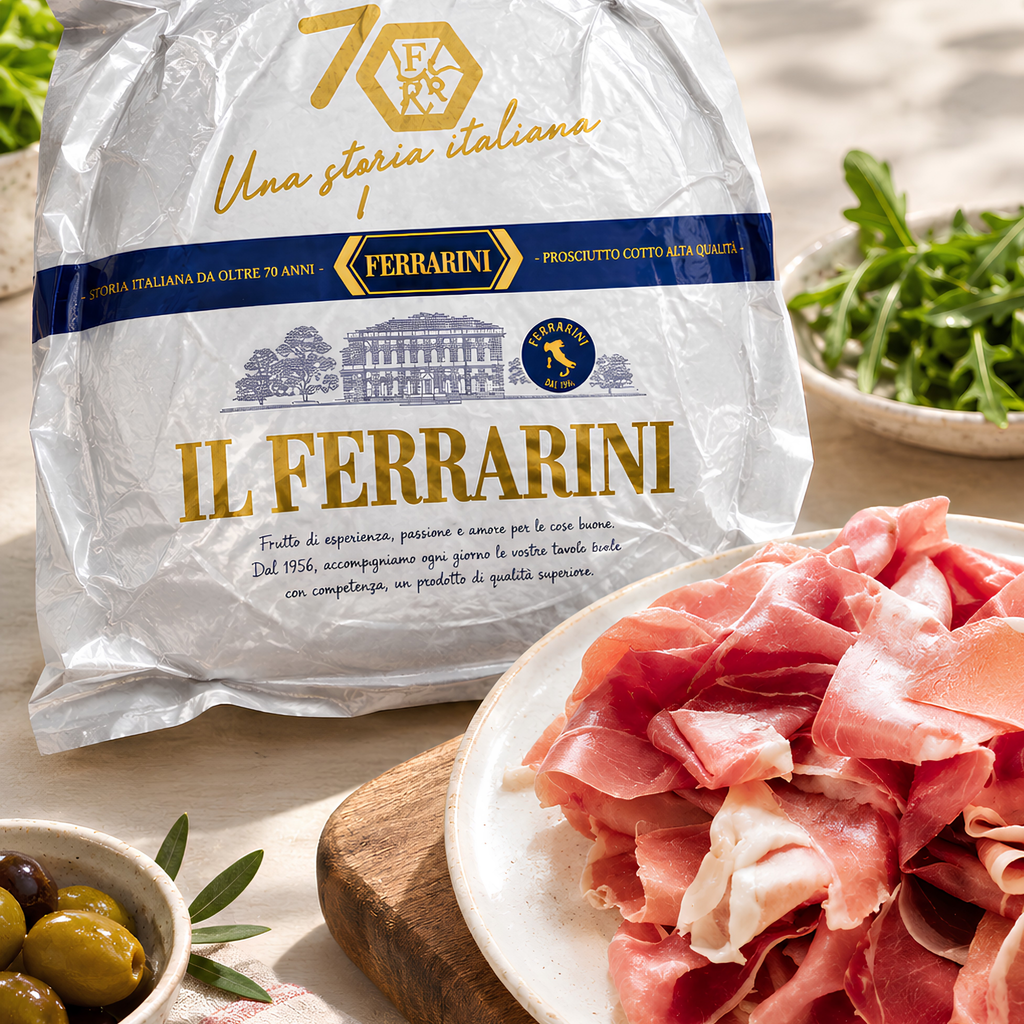Đùi heo nấu chín IL Nazionale cắt nữa Ferrarini