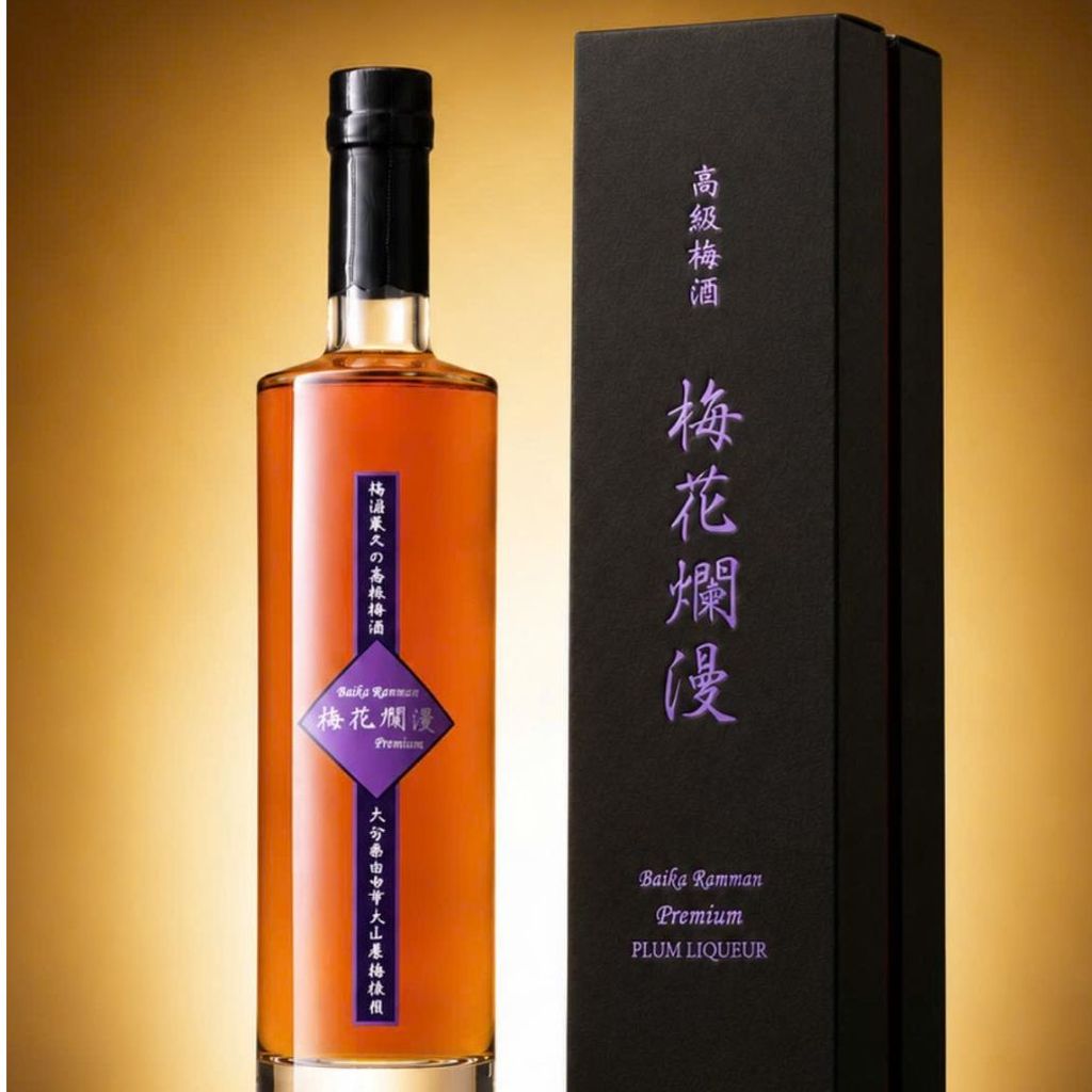 Rượu mơ Nhật Oyama Baika Ranman Premium 500ml 20%