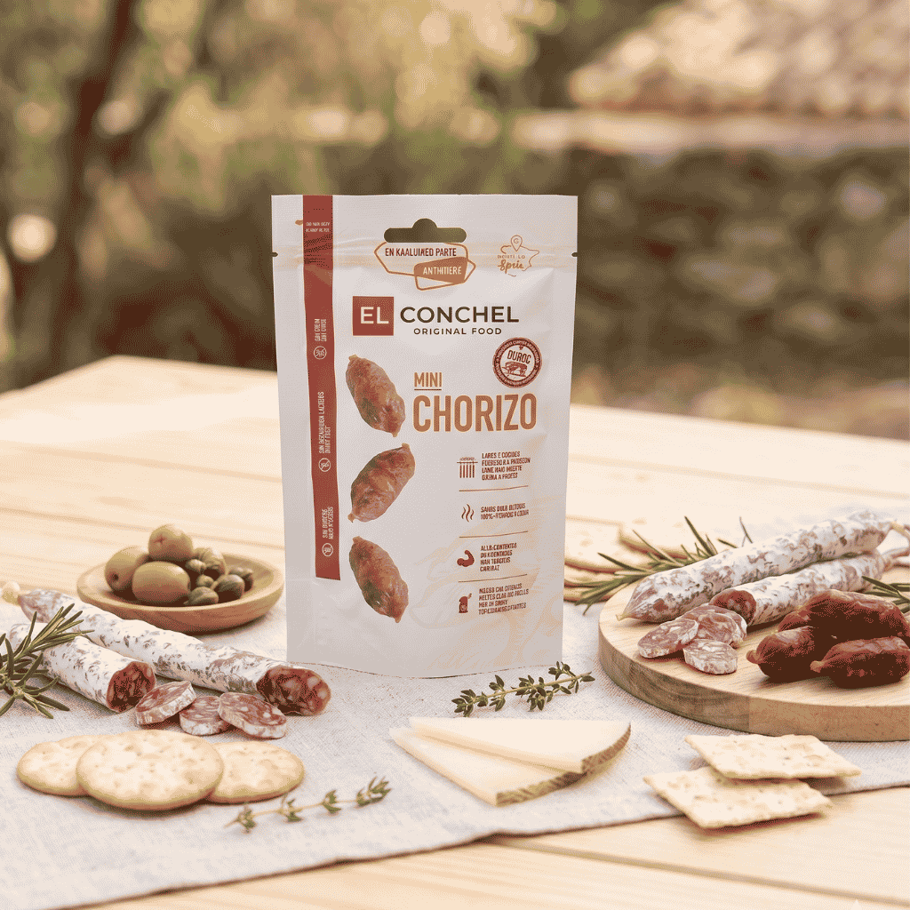 Xúc Xích Khô Mini Chorizo El Conchel 55g Tây Ban Nha