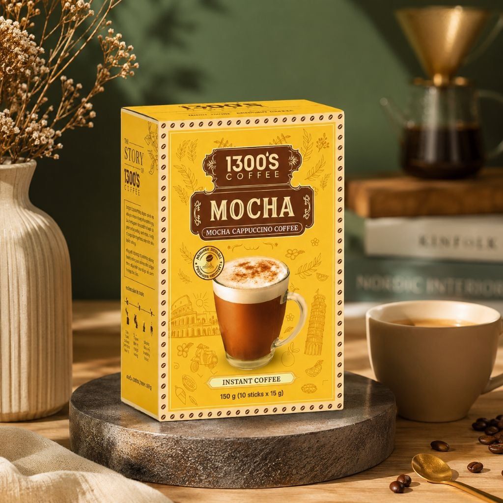 Cà phê Mocha Cappuccino 150g(10 x 15g)