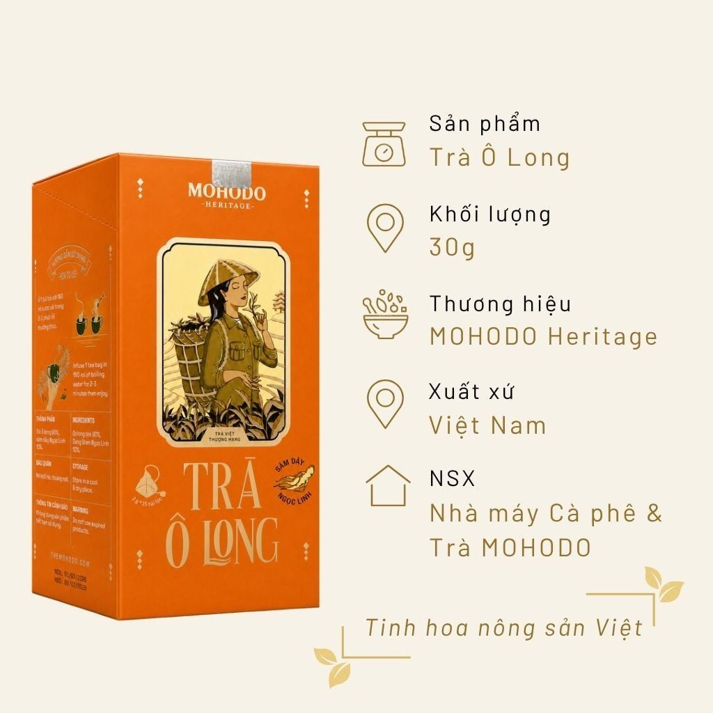 Trà Ô Long Sâm Dây Ngọc Linh 30g