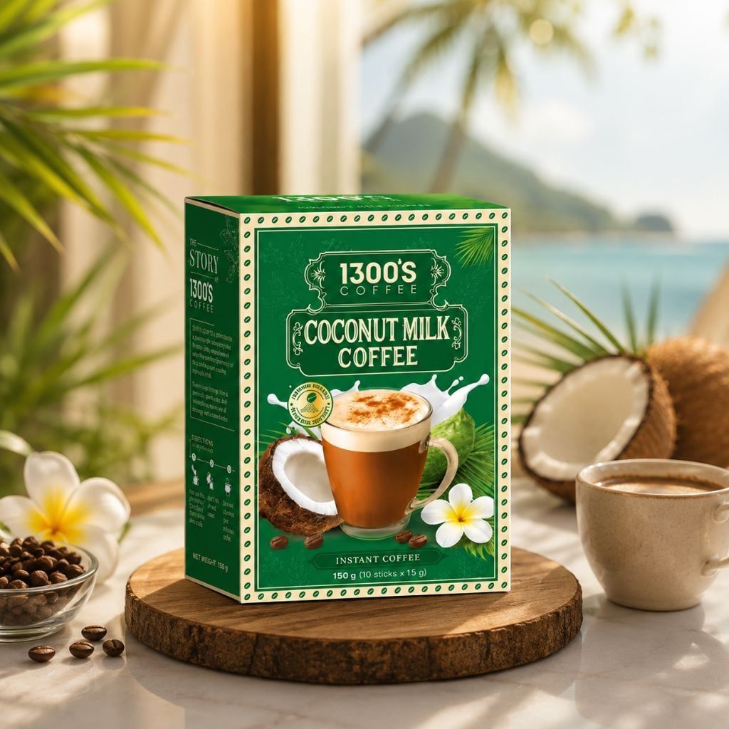 Cà phê Sữa Dừa 150g (10 gói x 15g)