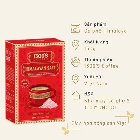 Cà phê Muối Himalaya 150g (10 x 15g)
