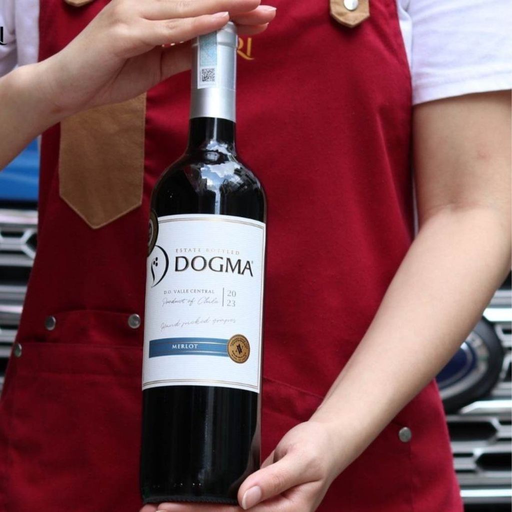 Rượu Vang Đỏ Dogma Merlot 750ml Viña Aromo 13.5%