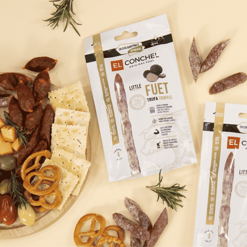 Xúc Xích Khô Litte Fuet Truffle El Conchel 55g Tây Ban Nha
