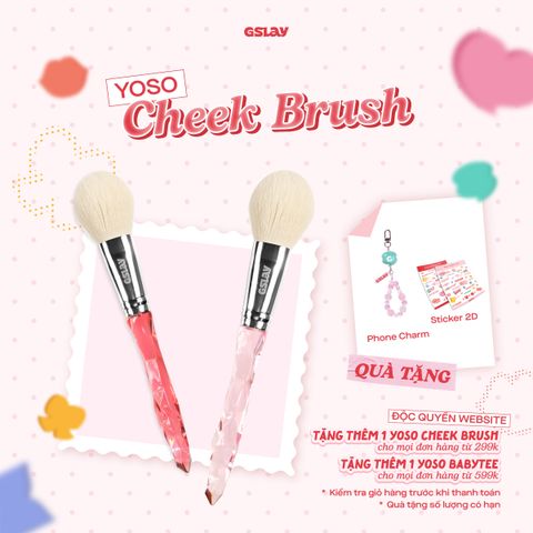  [QUÀ TẶNG-KHÔNG BÁN] Cọ Má Hồng GSLAY YOSO Cheek Brush 
