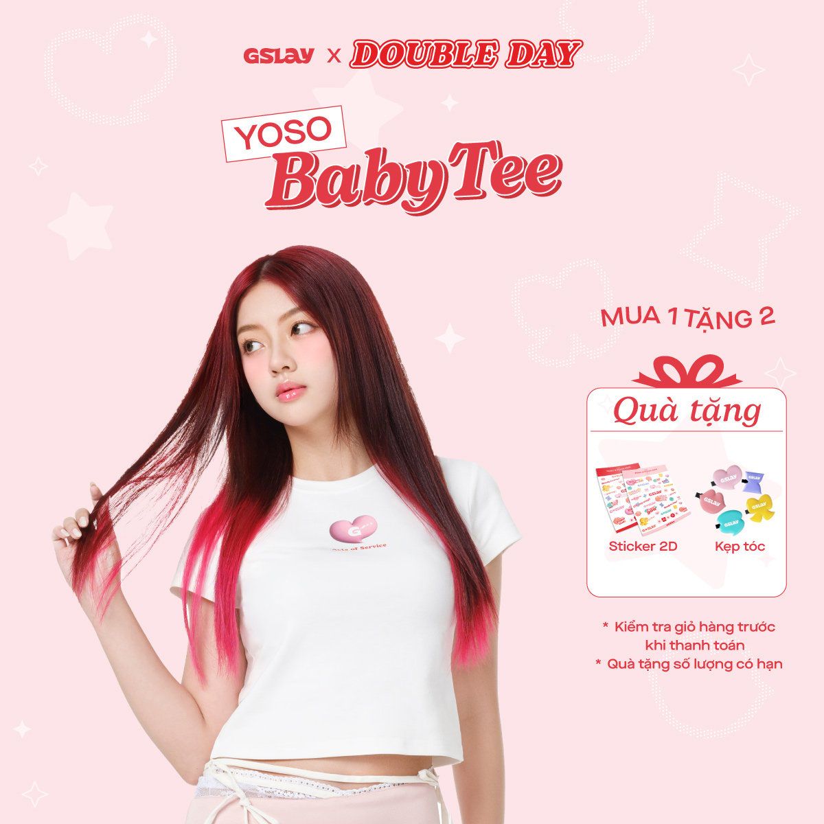  Áo thun ôm body GSLAY YOSO Baby Tee chất thun co giãn thoáng mát 