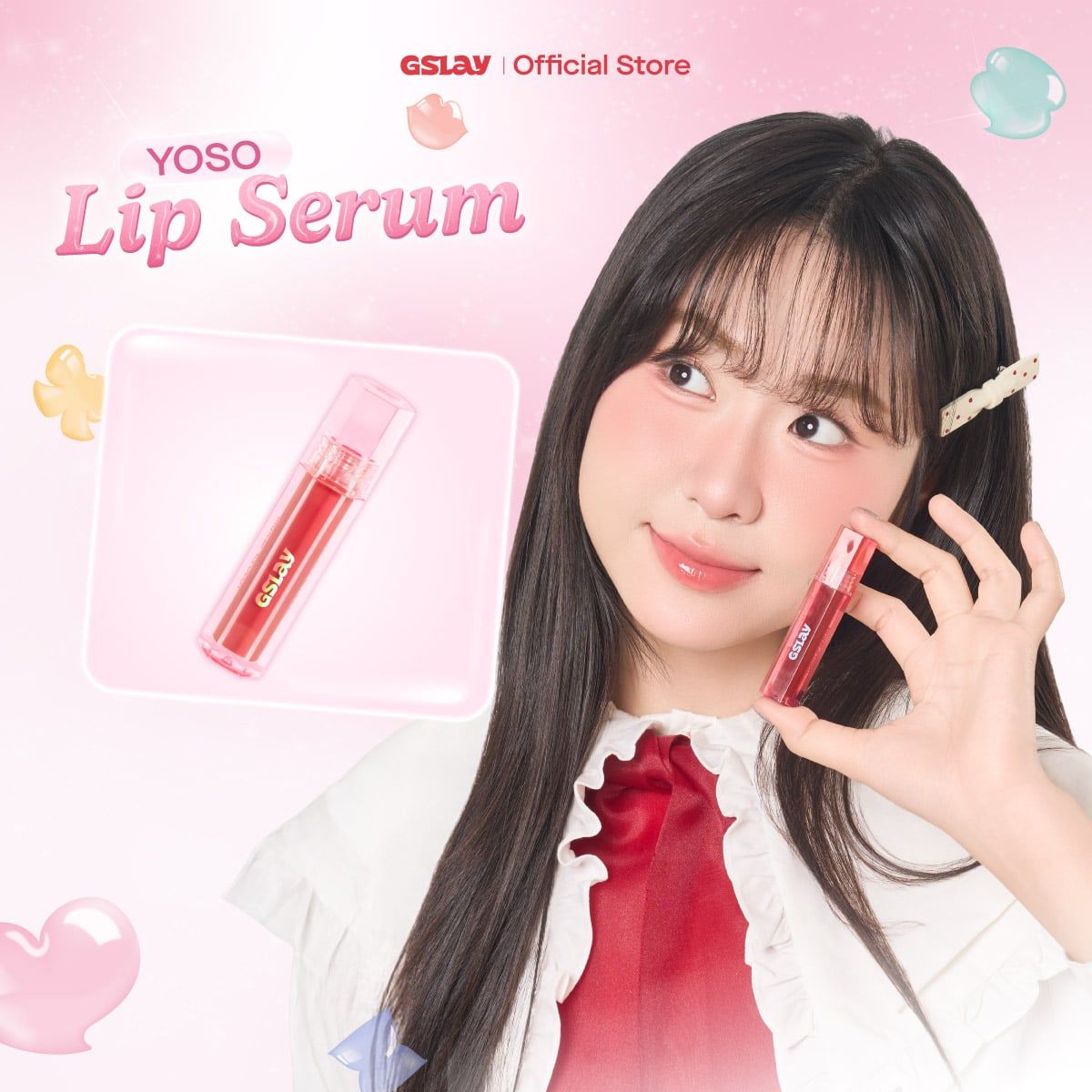  Son dưỡng bóng có màu thuần chay GSLAY YOSO Lip Serum 