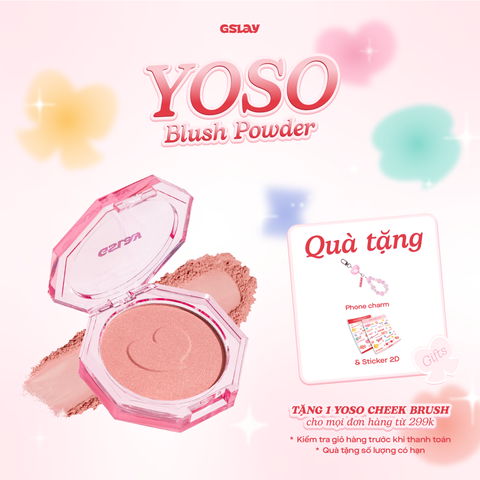  Phấn má hồng thuần chay GSLAY YOSO Blush Powder 