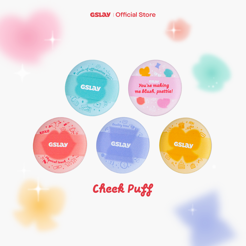  [QUÀ TẶNG_KHÔNG BÁN] Mút Trang Điểm Mini Đánh Má Hồng Tiện Lợi - GSLAY Cheeky Puff (Ngẫu nhiên) 