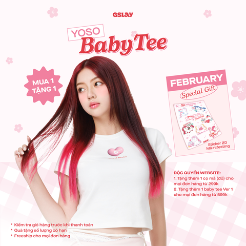  Áo thun ôm body GSLAY YOSO Baby Tee chất thun co giãn thoáng mát 