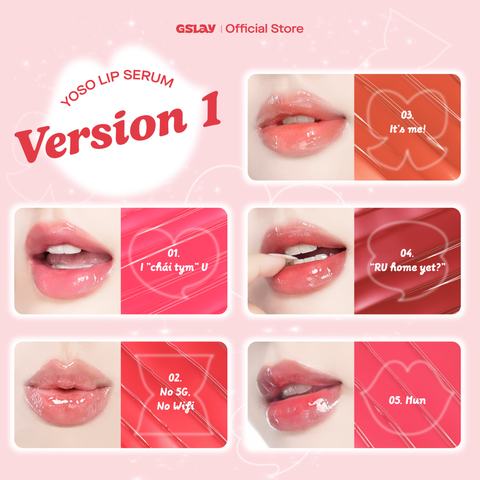  Son dưỡng bóng có màu thuần chay GSLAY YOSO Lip Serum 