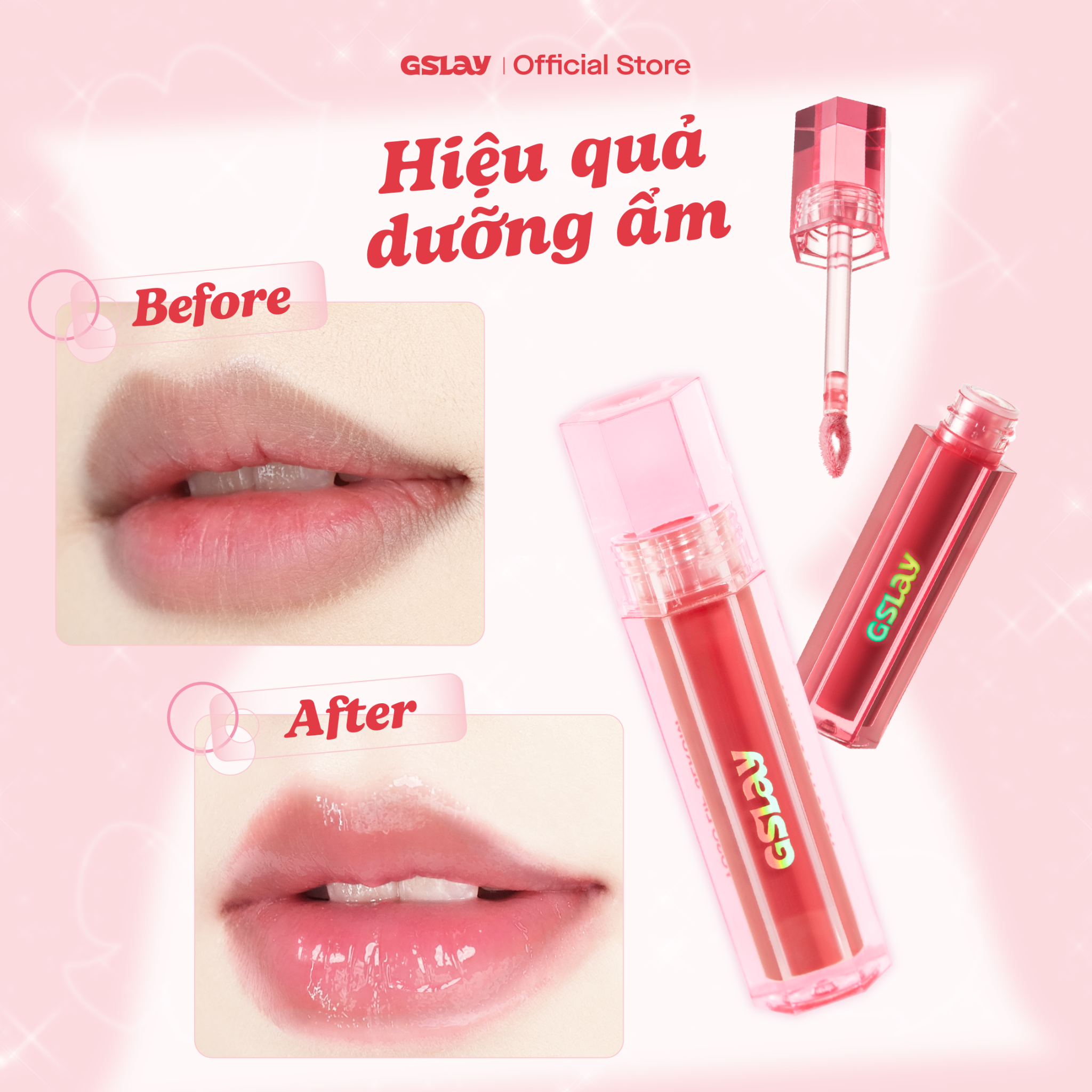  Son dưỡng bóng có màu thuần chay GSLAY YOSO Lip Serum 