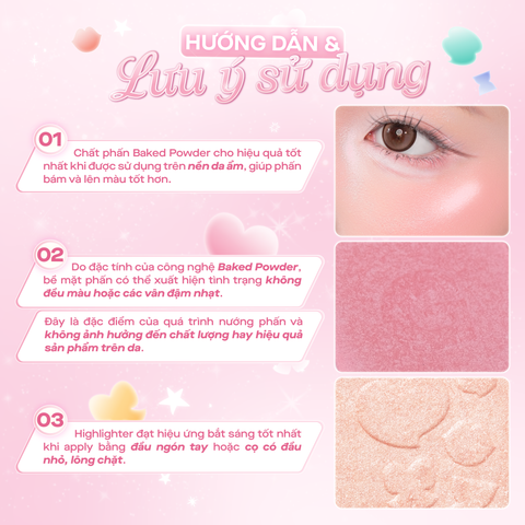  Bảng má hồng bắt sáng 2 ô đa năng GSLAY Glitz Aura Blushlighter Duo phấn má nướng mịn, highlight căng sáng 7,6g 