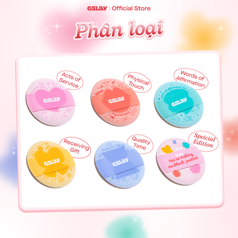  Mút Trang Điểm Mini Đánh Má Hồng Tiện Lợi - GSLAY Cheeky Puff (Ngẫu nhiên) 