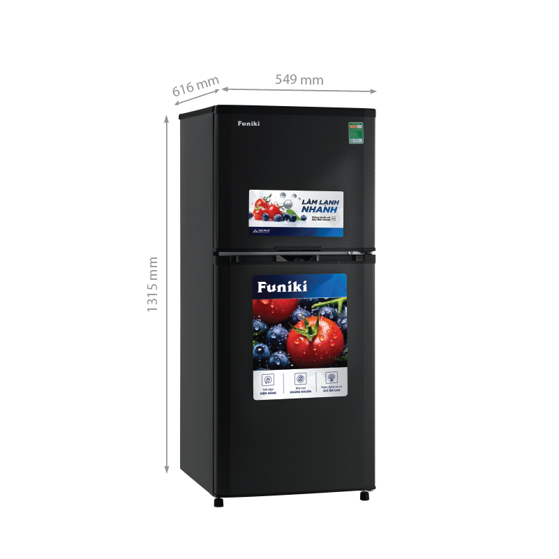 Tủ lạnh Funiki 185 lít HR T6185TDG