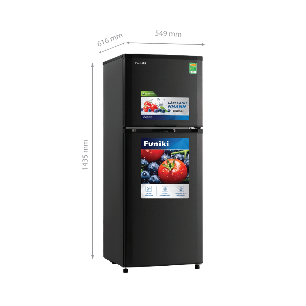Tủ lạnh Funiki Inverter 209 lít HR T8209TDG