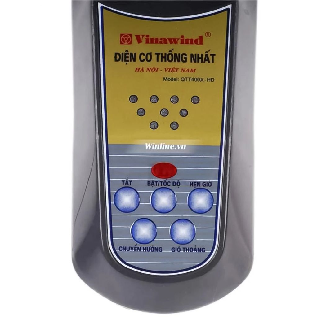 Quạt treo tường VinaWind QTT-400-XHĐ - Có điều khiển