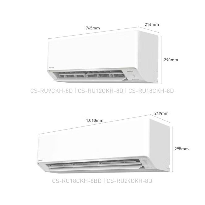 Điều hòa Panasonic 18.000 BTU 1 chiều inverter CU/CS RU18CKH-8D