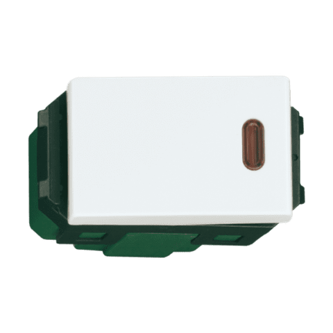 Công tắc Panasonic 1 chiều có đèn báo khi ON WEG5141SW – Wide