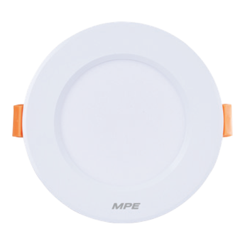 LED Downlight âm trần nhôm, viền trắng 9W