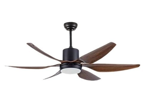 Quạt trần 6 cánh màu vân gỗ Nanoco NCF5462-PL