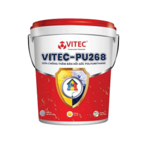 VITEC® PU-268 – Sơn chống thấm, chống nứt Polyurethane 1k, gốc nước, đàn hồi, bền thời tiết