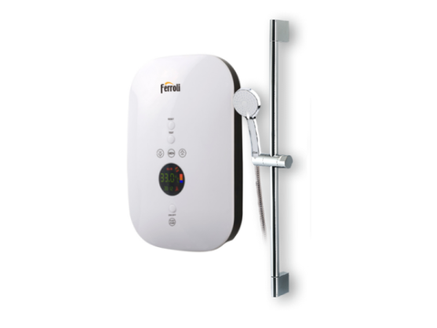 Máy nước nóng trực tiếp Ferroli DIVO SDP (hiển thị nhiệt độ, bơm tăng áp)