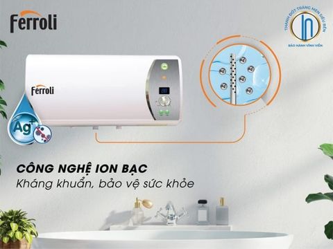 Máy nước nóng Ferroli VERDI AG+ ngang gián tiếp 30L