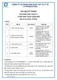  D16425 BỘ KHĂN PHẪU THUẬT S (TOAN PHẪU THUẬT BỤNG MỞ) 