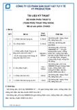  D16423 BỘ KHĂN PHẪU THUẬT S (TOAN PHẪU THUẬT PHỤ KHOA) 