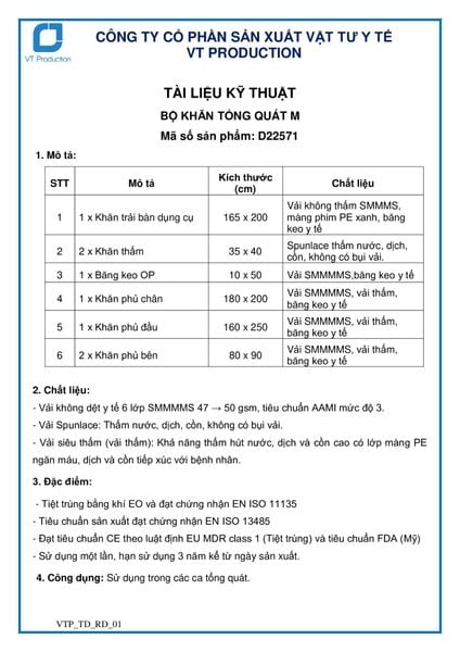  D22571 BỘ KHĂN TỔNG QUÁT M 