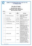  D16420 BỘ KHĂN PHẪU THUẬT S (TOAN PHẪU THUẬT LỒNG NGỰC) 
