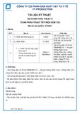  D16421 BỘ KHĂN PHẪU THUẬT S (TOAN PHẪU THUẬT TIẾT NIỆU KÈM TÚI) 