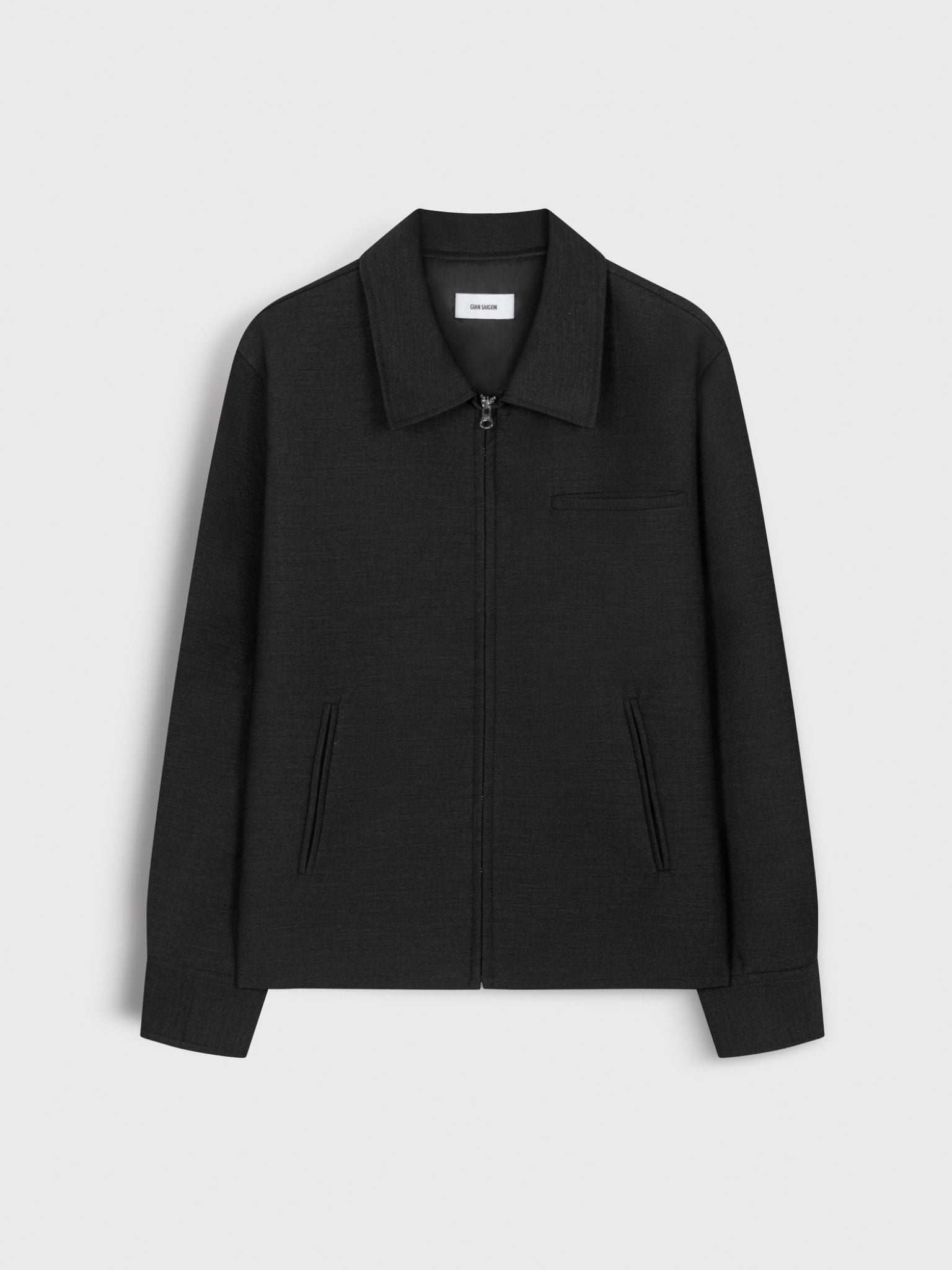  WOOL BLEND RELAXED JACKET 