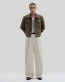 MOSS SUEDE CROPPED JACKET 