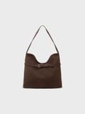  BELTED SUEDE TOTE 