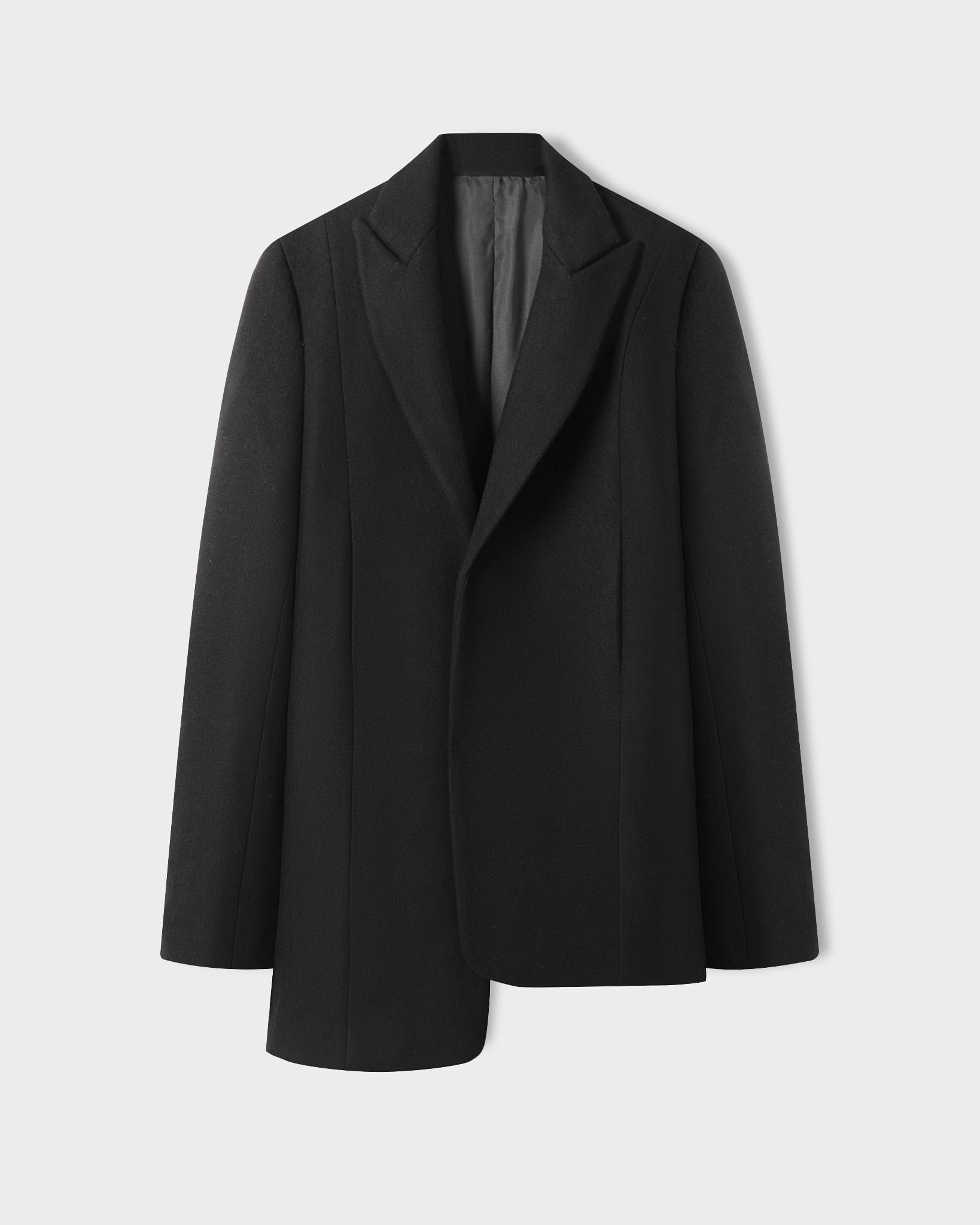  ASYMMETRIC BLAZER 