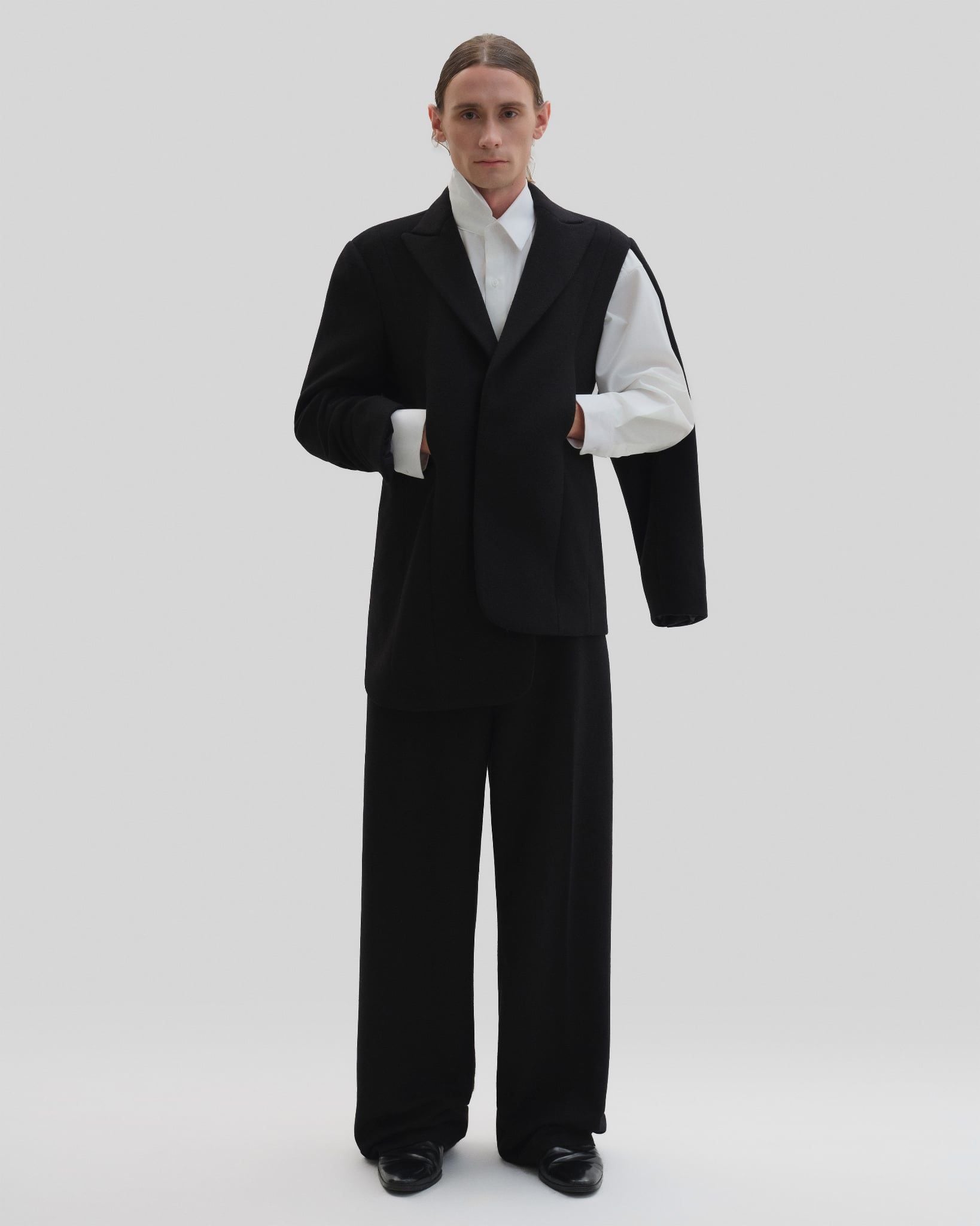  ASYMMETRIC BLAZER 