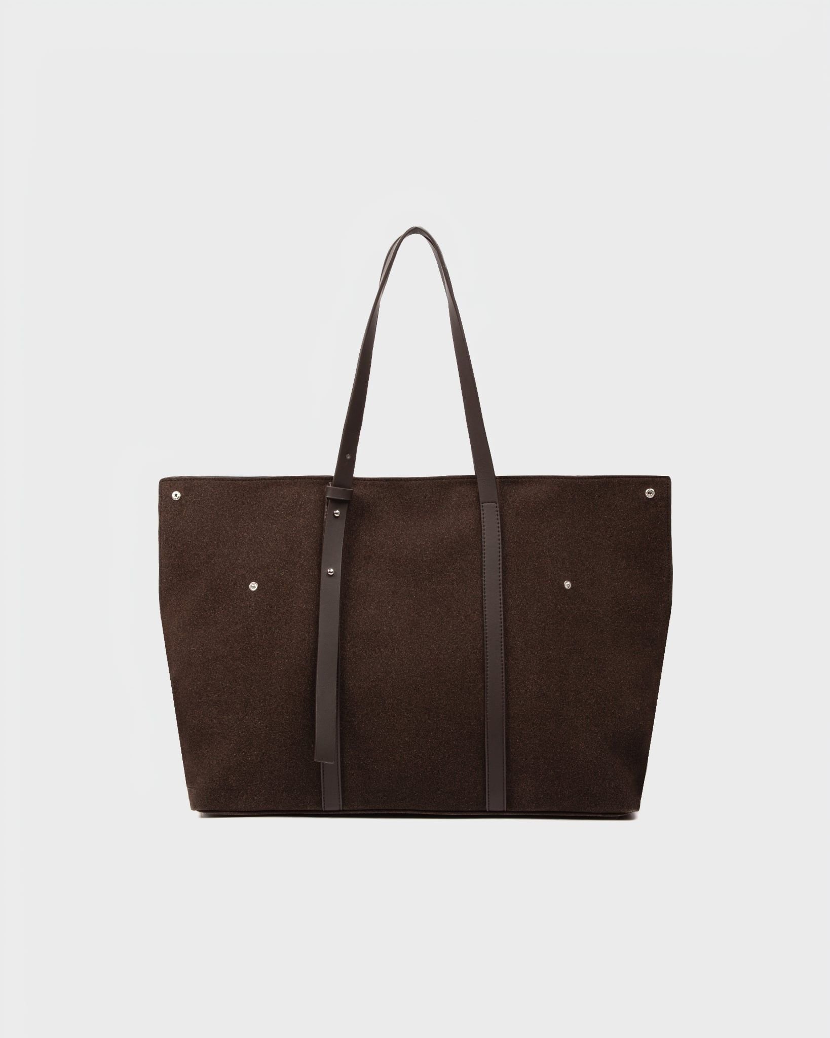  CACAO DRAPPED TOTE BAG 