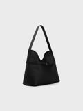  BELTED LEATHER TOTE 