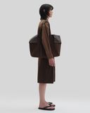  CACAO DRAPPED TOTE BAG 