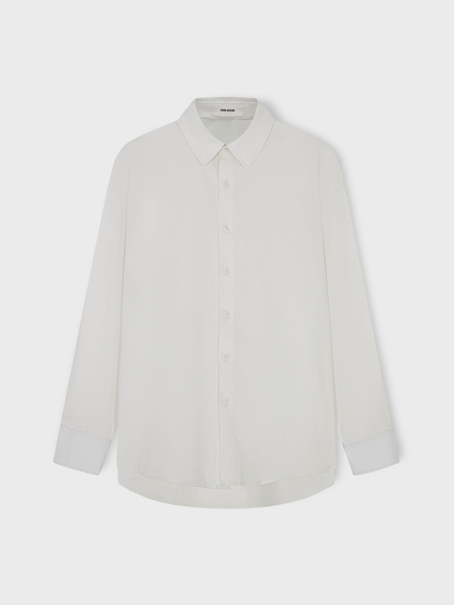  WHITE OVERSIZED POPLIN SHIRT 