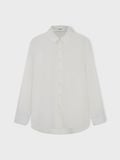  WHITE OVERSIZED POPLIN SHIRT 