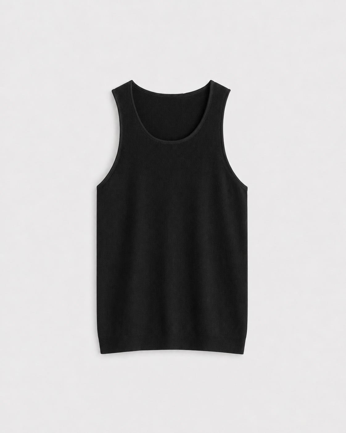  BLACK KNIT TANK 