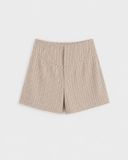  STRIPED LINEN BOXER SHORTS 