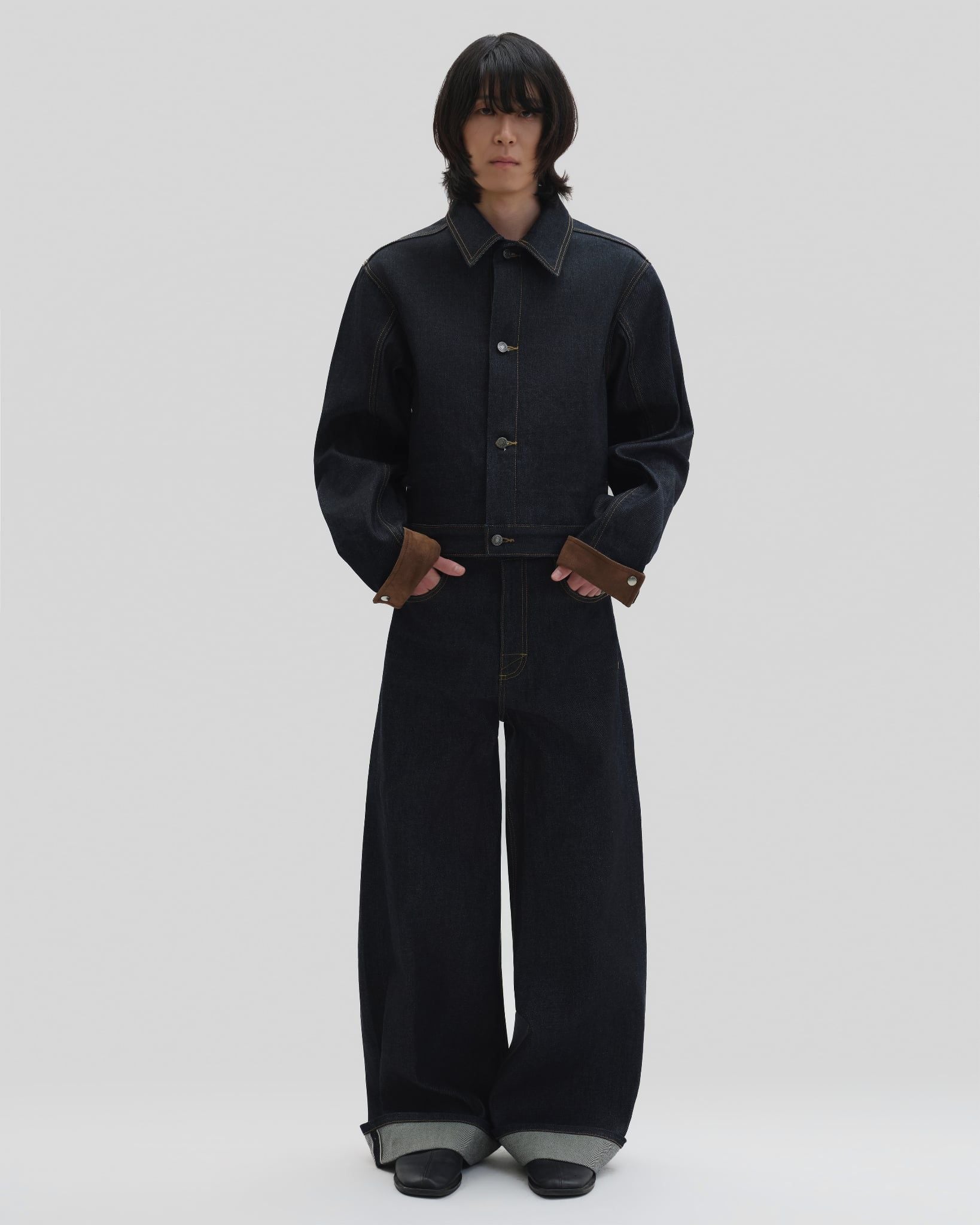  SADDLE CUFF RAW SELVEDGE JACKET 
